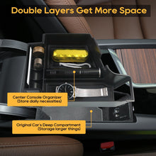 Car Centre Armrest Storage Box Organizer Tray For 2018-2025 Volvo XC60