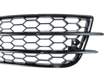Pair Front Bumper Fog Light Grille Covers For Audi A4 S-Line / S4 2009-2012