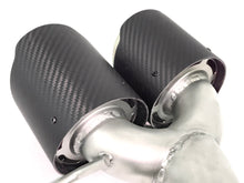 Matte Carbon Exhaust Tips Replacement for Alfa Romeo Stelvio Twin Dual Muffler Pipe