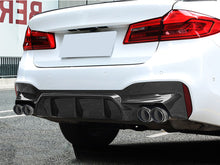 Matte Carbon Fiber Quad Exhaust Tips for BMW G30 5-Series M-Sport 2017-2023