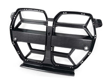 For 2021-2025 BMW M3 G80 M4 G82 G83 CSL Style Carbon Look Front Nose Grille w/ ACC