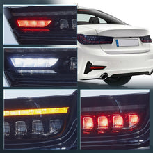 FULL LED Smoked Tail Lights Fit BMW 3 Series G20 M3 2019-2022 Sequential