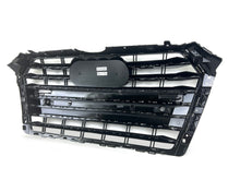 Chrome S4 Style Front Grille For Audi A4 B9 S4 2017–2019 Front Bumper Grill