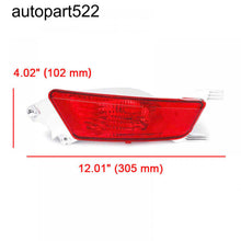 Pair Rear Bumper Light Reflectors Lamp For Range Rover Evoque 2012-2018 L538