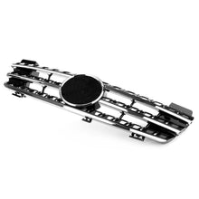 3 Fin Front Bumper Grille Chrome/Black For Mercedes Benz ML Class W164 2005-2008