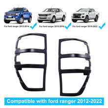 Rear Tail Light Cover Trims For Ford Ranger 2015-2022 PX2 PX3 Wildtrak XLT XLS