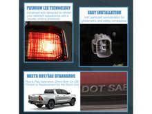 LED Smoked Tail Lights For Toyota Hilux 2015-2020 Rear Lamps