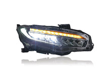 For Honda Civic 10th Gen 2016-2021 LED Headlights W/ Sequential Turn Lights Pair