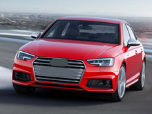 All Black Fog Light Grille Covers Left+Right Audi A4 B9 S-Line S4 2017-2019