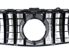Gloss Black GT Front Grille For Mercedes-Benz W205/C205 Sedan & Coupe 2015–2018 (No Camera)