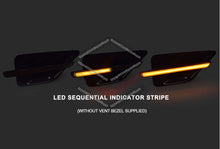 Smoked LED Sequential Side Indicator Turn Signal Light Marker For Holden Commodore VZ 2004-2008
