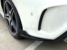 Black Rear Bumper Splitter Side Canards for Mercedes CLA C117 C200 C250 2013-2019