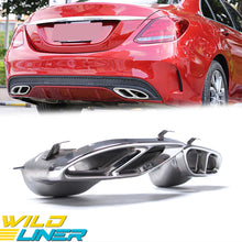 Chrome Exhaust Pipe Muffler Tips for Mercedes W212 W205 C207 W166 W253 et32