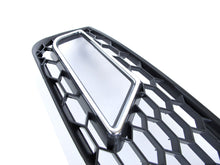 Chrome/Black Honeycomb Fog Light Grille Cover for Audi A4 B8.5 Non S-line 2013-2016 fg230