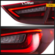 Red LED Tail Lights For Hyundai Elantra 2011-2015 Rear Lamps W/Sequential