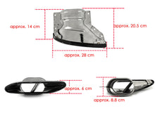 Maybath Style Exhaust Muffler Tips for Mercedes S-Class W222 S550 S320 S350 S450 2018-2022