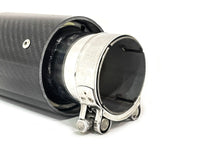 1 Piece Carbon fiber Exhaust Tips 65mm Inlet Muffler Pipes for BMW with M-Sport Package