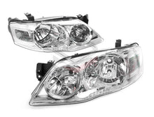 Pair LH+RH Head Light Chrome Headlights Fits Ford Falcon BF Series 2 & 3 Futura 2006-2011
