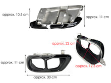 Left+Right For 2019-2024 BMW X5 X6 G05 G06 X7 G07 Rear Bumper Tail Exhaust Pipe