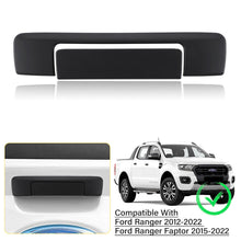 Keyless Rear Tailgate Handle Cover Trim for Ford Ranger PX MK 2012-2014 Black