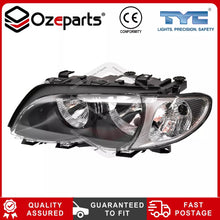 LH Left Head Light (Non Xenon) + Corner Lamp Silver For BMW 3 Series E46 Sedan/Wagon 2001-2005