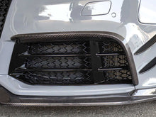 Gloss Black Fog Light Grille Covers Left+Right Audi RS5 2010-2016