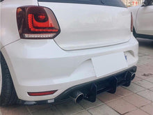 Rear Bumper Lip Diffuser Valance Splitters for VW Polo MK5 GTI 2011-2017 di178
