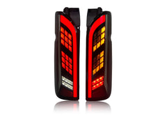 Smoke Black Full LED Tail Lights For Toyota Hiace 2005-2018 Rear Lamps w/ Sequential Indicators