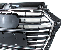 Chrome S3 Style Front Grille For Audi A3 S3 8V 2017–2020 Front Bumper Grill