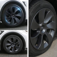 Matte Black 19 Inch Wheel Cover Caps Rim Hubcap for Tesla Model Y 2020-2023