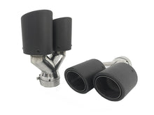 AK Style Matte Carbon Fiber Exhaust Tip Upgrade 65mm Inlet
