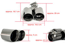 Chrome Dual Exhaust Tips for BMW G20 / G21 M-Sport 2019-2022