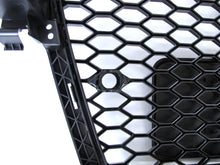 RS4 Style Quattro Honeycomb Front Grille For Audi A4 S4 B8.5 2013–2016