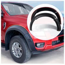 4pcs Front Fender Flares Wheel Arch w/o Sensor Cutout For Ford Ranger PY Next Gen 2022-2025 XL XLS