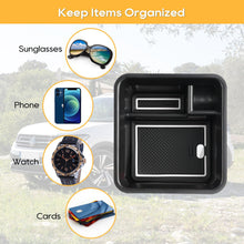Car Center Armrest Storage Box Organizer Tray For 2020-2025 VW T-Cross