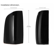 Pair Smoke Black Rear Tail Lights Lamp For Ford Ranger T5 PJ PK XL XLT 2007-2011