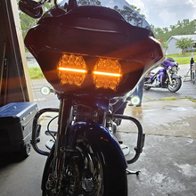 240W LED Dual Headlight Head Lamp for Harley Davidson Road Glide 2015-2024 Models