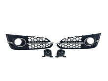 Honeycomb Fog Light Grille Covers Left+Right Audi A8 S8 W12 2015-2018