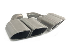 Square Exhaust Tips Tailpipe for Porsche Cayenne 958 V8 V6 2015-2017