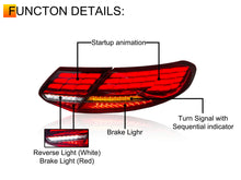 Full LED Tail Lights With Animation Sequential for Mercedes C-Class A205 C205 2015-2023
