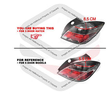 LH Left Hand Tail Light Lamp Tinted For Holden Astra AH 2004~2010 3 Door Hatch
