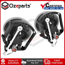 Pair Fog Light Lamp (Halo LED) & Lower Bumper Grille For Ford Falcon BF XR6 XR8