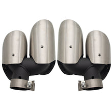 Bullet Style Stainless Exhaust Tips Muffler Pipe for Porsche Macan Base 2.0L 2014-2018