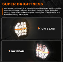 7 Inch LED Motorcycle Headlight Head Lamp w/ DRL Hi/Low Beam for Harley Street Glide 2006-2022