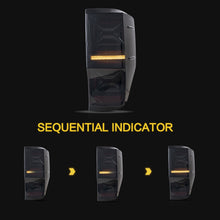 Black Smoke LED Tail Lights For Ford Ranger T6 2012-2018 Rear Lamps Sequential