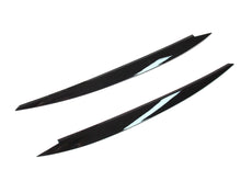 Gloss Black Headlight Eyelids Eyebrow Lid Trim Cover For VW GOLF MK7 2013-2020
