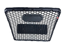 RS6 Style Honeycomb Front Grille Grill Chrome For Audi A6 C6 2005-2011