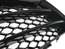 Gloss Black Fog Light Grille Covers Left+Right Audi RS5 2010-2016