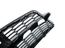 Pair Front Bumper Fog Light Grilles For Audi A6 S-Line / S6 2016-2018 Chrome/Black