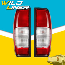 Pair Tail Lights Rear Lamp For Nissan Navara D22 D23 Ute 1997-2015 W/Bulb